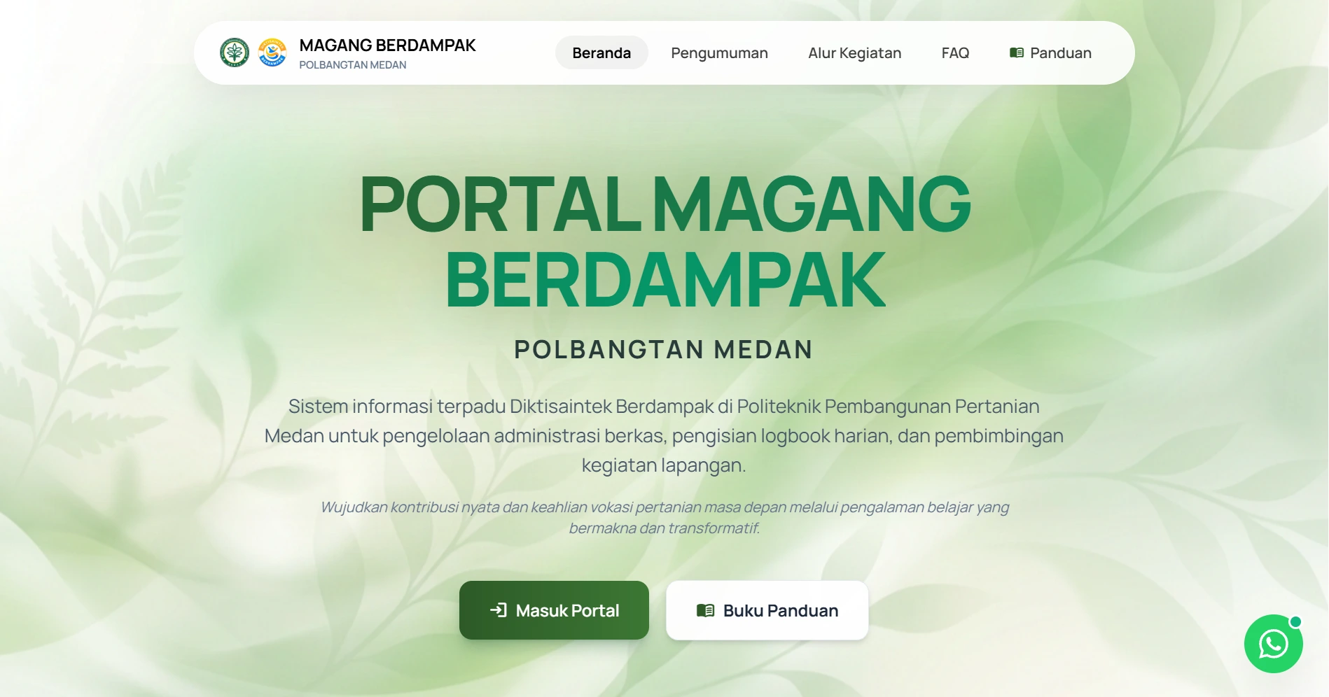 Magang Berdampak Polbangtan Medan